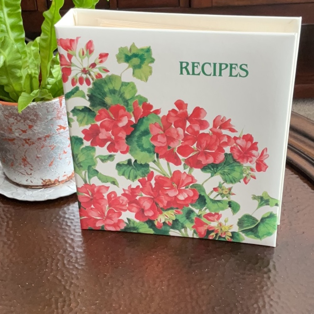 Floral Recipe Binder